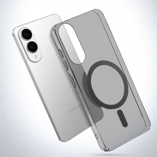 Colored Transparent Anti-Yellowing Magsafe Case For Samsung S25 Edge 5G
