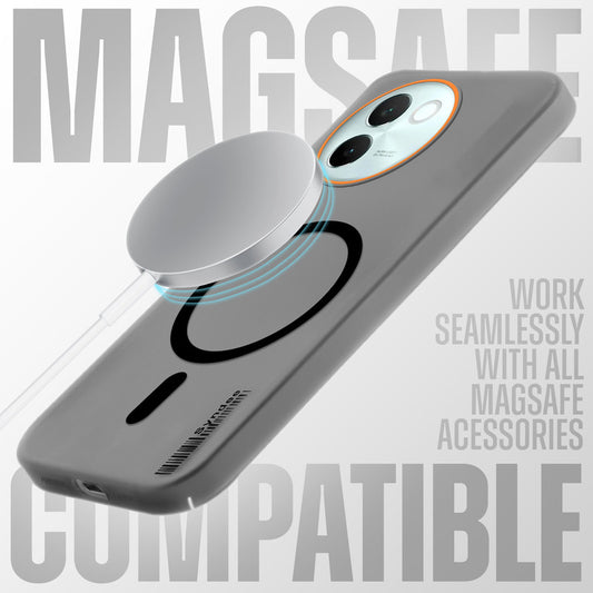 Colorful Frosted Matte MagSafe For Vivo V30e 5G