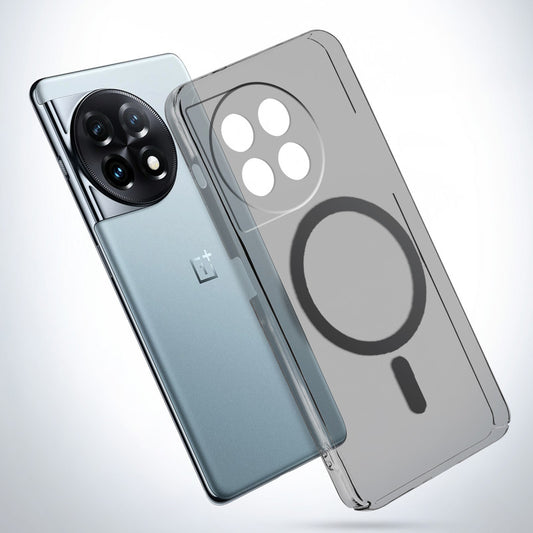 Crystal Clear Hard Back Anti-Yellowing with MagSafe Compatibility Phone Case For OnePlus 11 5G