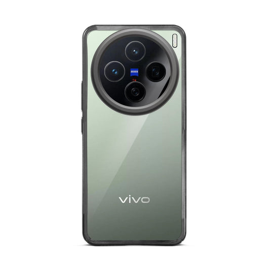 Crystal Clear Premium Shiny Edges Hard Back Case For Vivo X200 5G