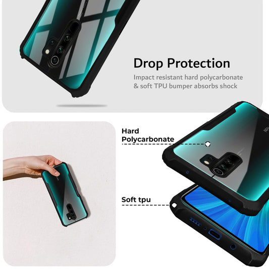 Premium Acrylic Transparent Back Cover for Redmi Note 8 Pro