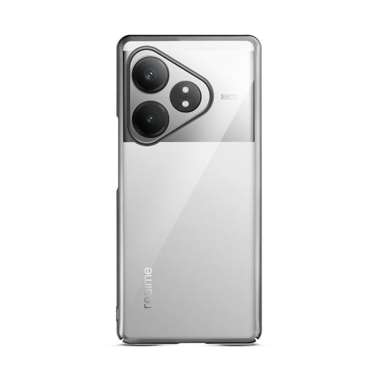 Crystal Clear Premium Shiny colorful Edges Hard Back Case With Camera Protection for Realme GT 6T 5G