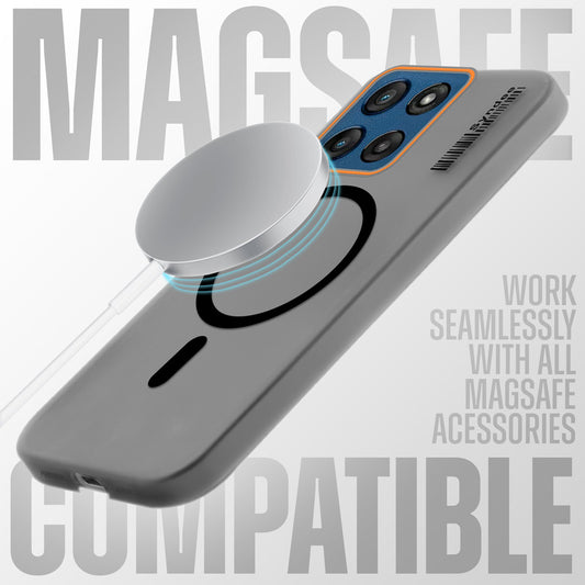 Colorful Frosted Matte MagSafe For Motorola Moto Edge 60 Stylus 5G