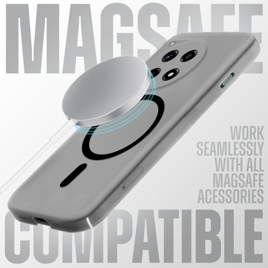 Sleek Frosted Matte Hard Case with MagSafe Support For OnePlus 12R 5G
