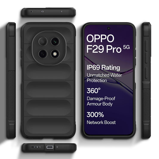 Premium Liquid Silicone Comfort Grip Case for Oppo F29 Pro 5G with Soft Touch Matte TPU