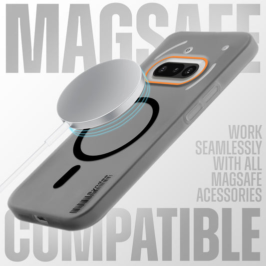 Elegant Colorful Frosted Matte Back With MagSafe Support Back Case For Nothing Phone 3A 5G