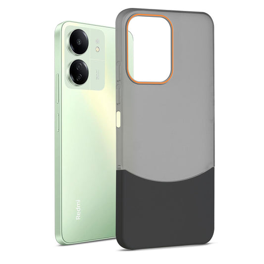 Frosted Case With 2-Cut Interlock For Redmi 13C 4G