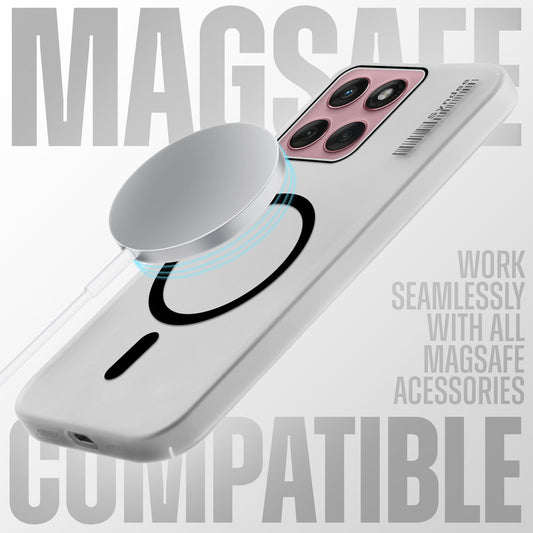 New Elegant Frosted Matte Slim Back With MagSafe Support Back Case For Motorola Moto Edge 60 Fusion 5G