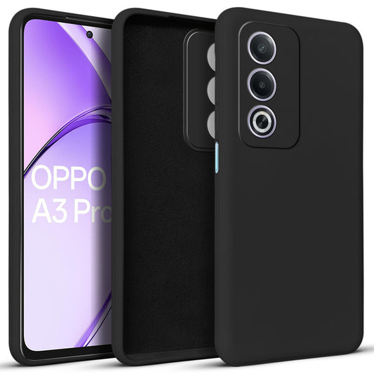 Premium Matte Silicone Back Cover for Oppo A3 Pro 5G