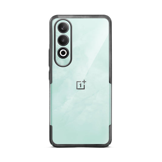 Crystal Clear Premium Case with Shiny Colorful Edges and Precise Cutouts for OnePlus Nord CE 4 5G