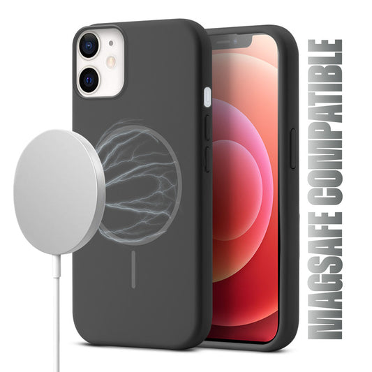 MagSafe Compatible Liquid Silicone Case For Apple iPhone 12