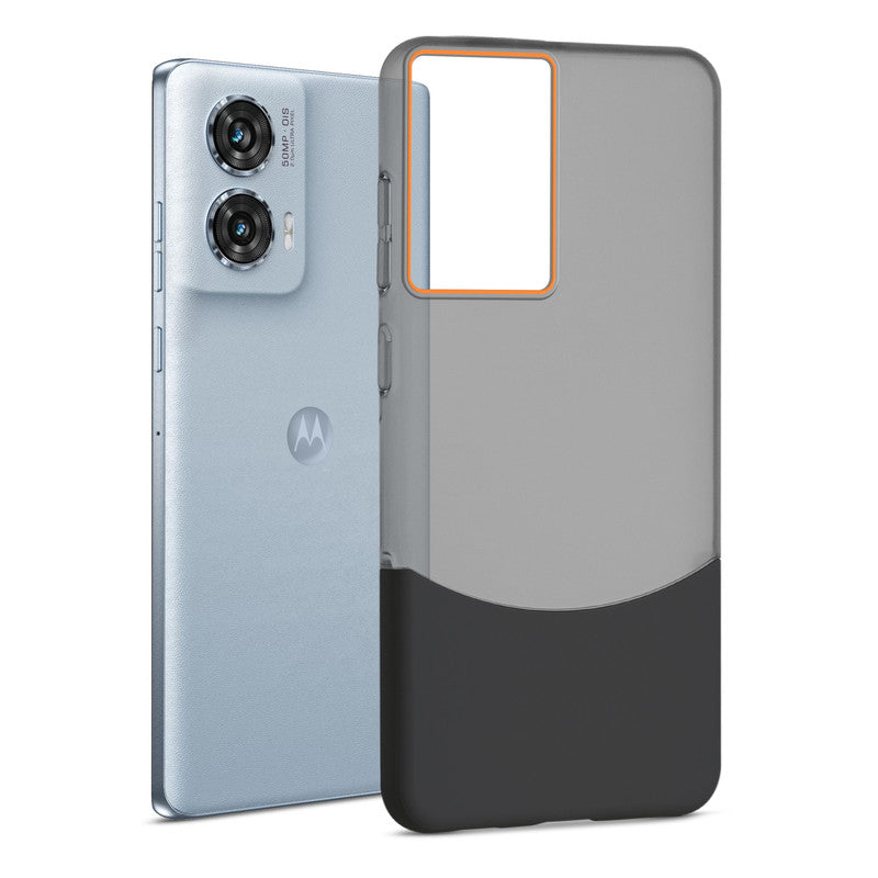 Frosted Case With 2-Cut Interlock For Motorola Moto Edge 50 Fusion 5G
