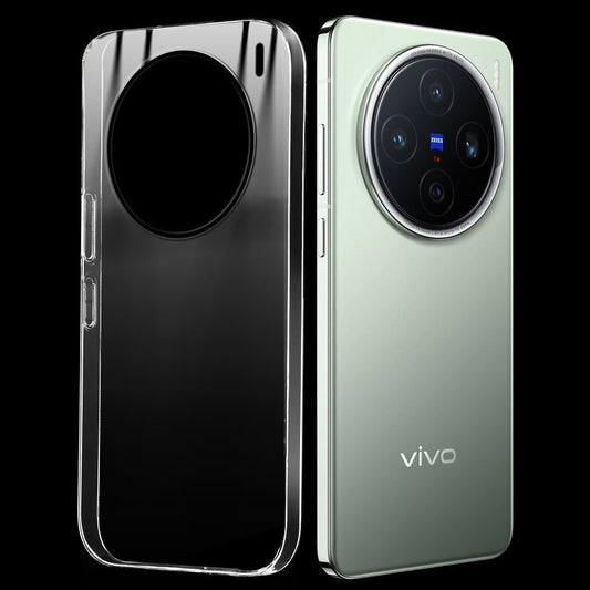 Crystal Shield Hard Case with Anti-Yellowing and Colorful Camera Guard for Vivo X200 5G