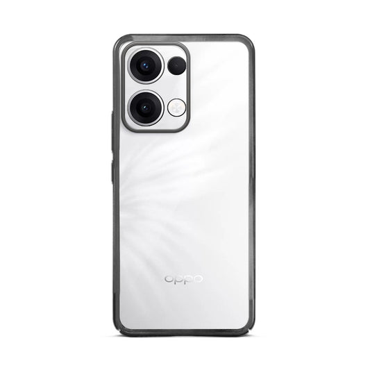 Crystal Clear Premium Shiny colorful Edges Hard Back Case For Oppo Reno 13 5G