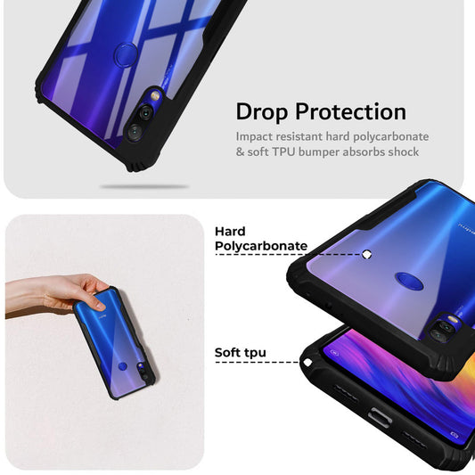 Premium Acrylic Transparent Back Cover for Redmi Note 7