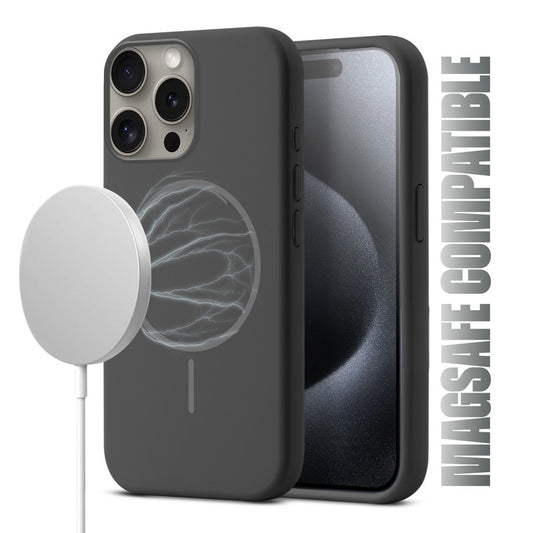 MagSafe Compatible Liquid Silicone Case For Apple iPhone 15 Pro