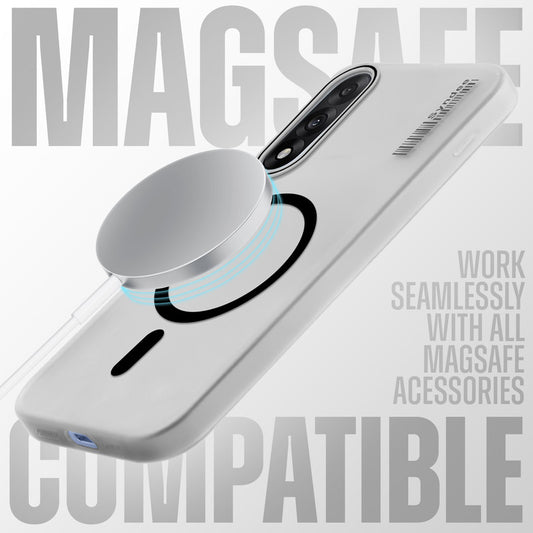 New Elegant Frosted Matte Slim Back With MagSafe Support Back Case For OnePlus Nord 5 5G