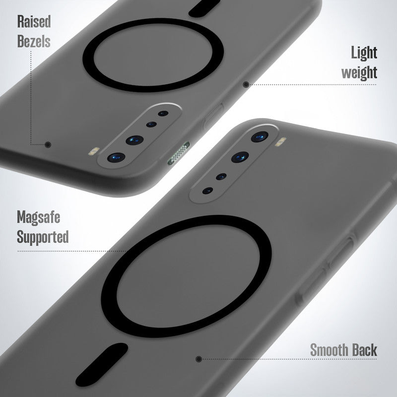 Frosted Slim Wireless Charging Support Case For OnePlus Nord