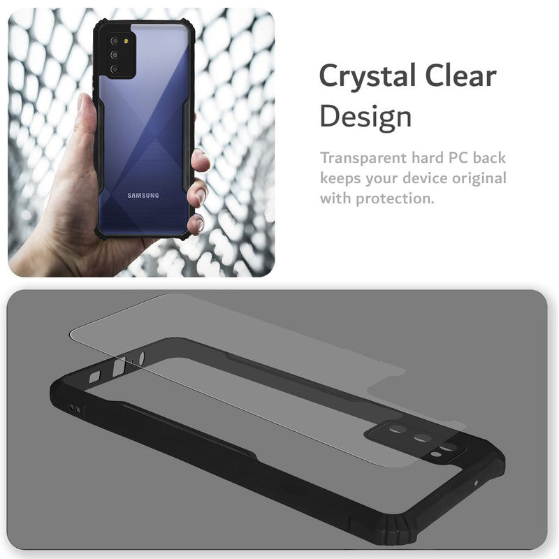 Premium Acrylic Transparent Back Cover for Samsung A02s