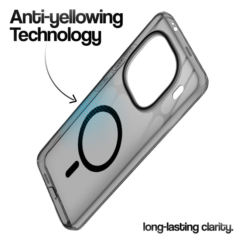 Anti-Yellow Colored Camera Line Case Support Magnetic Accessories Back Cover For iQOO 12 5G