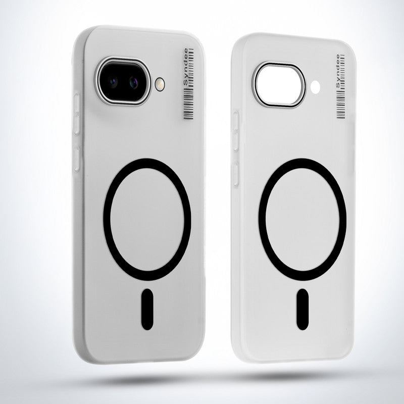 Frosted Sleek Matte Wireless Charging Support Back Cover Case for Google Pixel 9A 5G With Raised Camera Protection