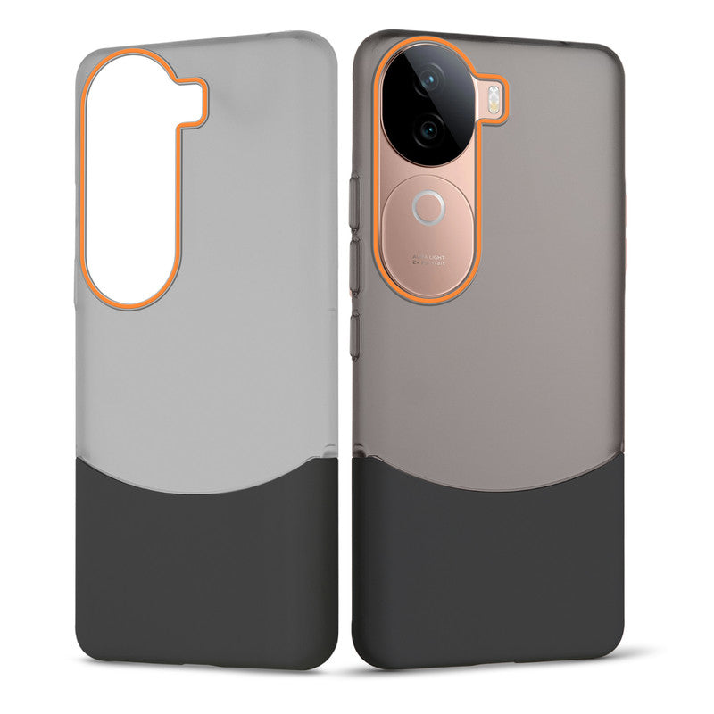 Frosted Case With 2-Cut Interlock For iQOO Z9s 5G