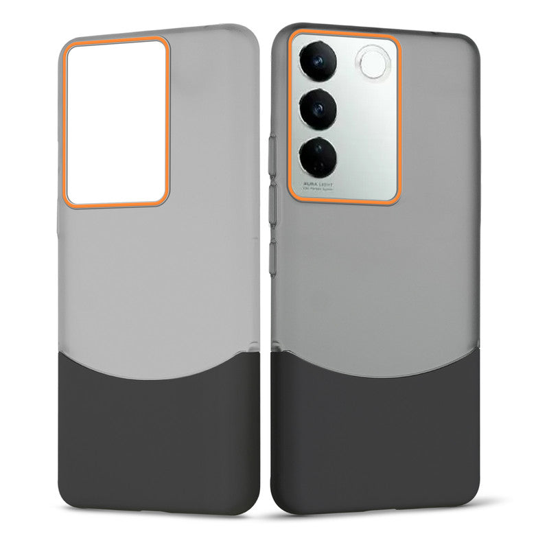 Frosted Case With 2-Cut Interlock For Vivo V27 Pro 5G