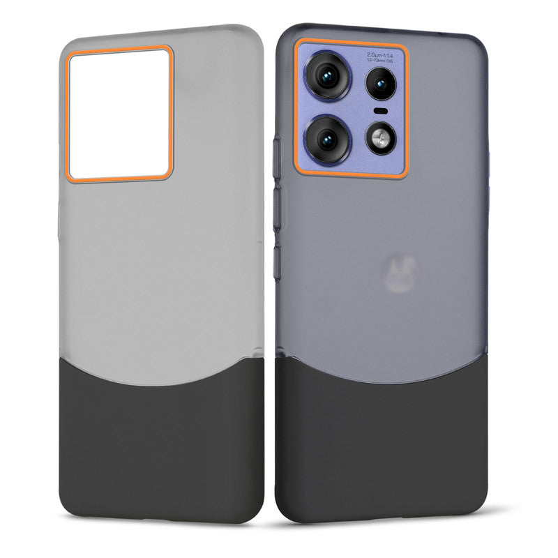 Frosted Case With 2-Cut Interlock For Motorola Moto Edge 50 Pro 5G