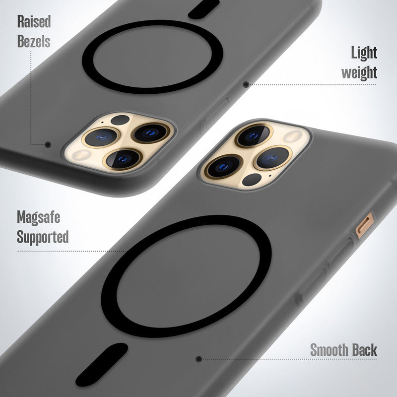 Slim Matte Wireless Charging Support Back Cover for Apple iPhone 12 Pro Max