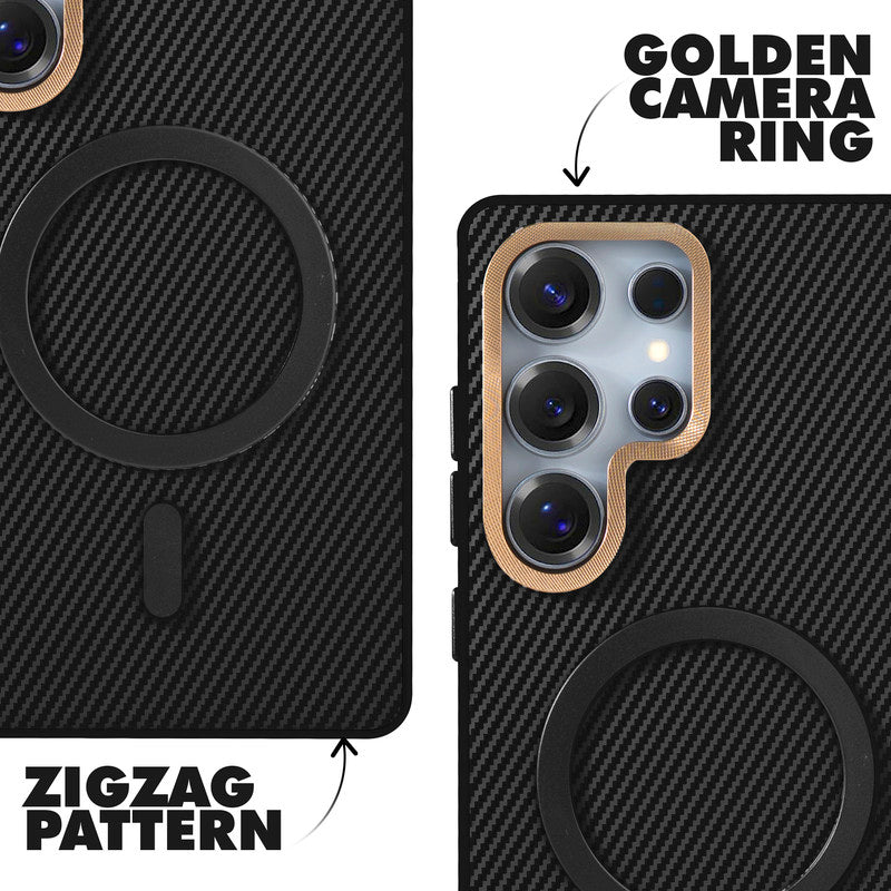 Wireless Charging Support Ready Checks Printed Back Case For Samsung S23 Ultra 5G with Enhanced Grip