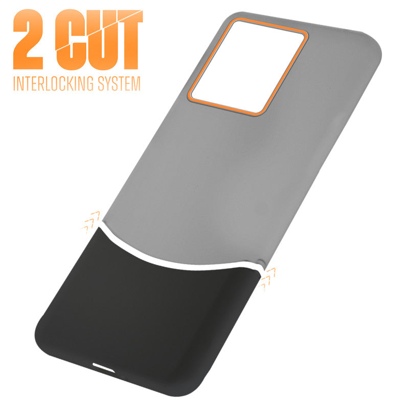 Frosted Case With 2-Cut Interlock For Motorola Moto Edge 50 Neo 5G