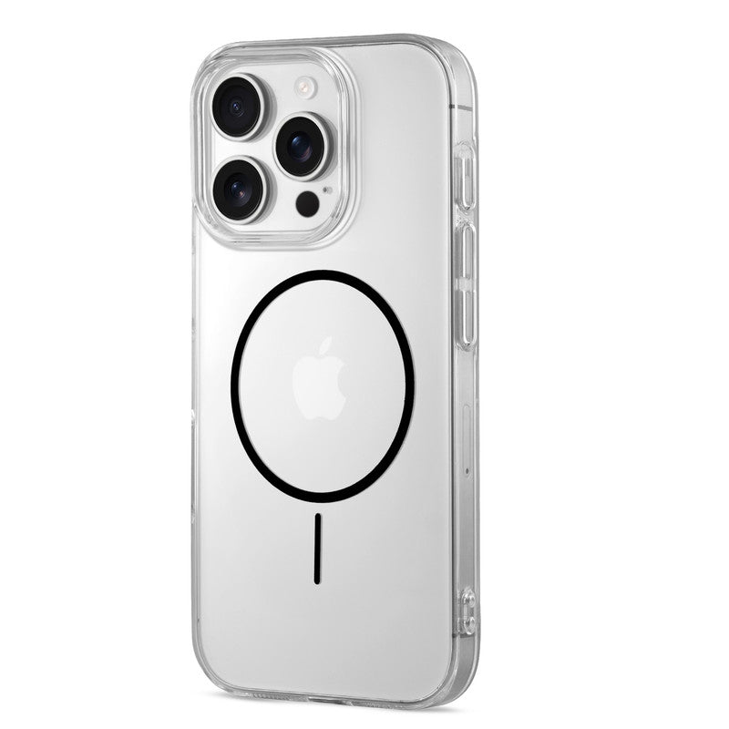 Crystal Clear Anti-Yellowing Wireless Charging Support Case For Apple iPhone 15 Pro Max