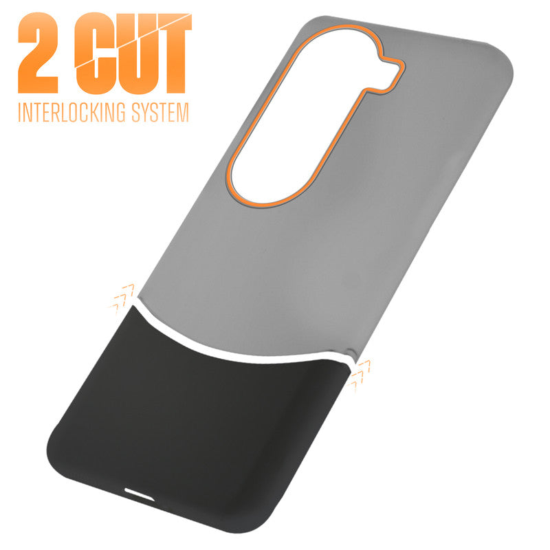 Frosted Case With 2-Cut Interlock For iQOO Z9s 5G