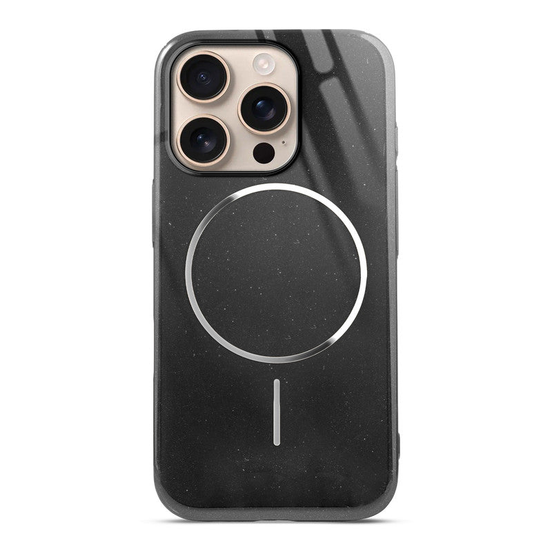 Smooth & Shiny Glossy Hard Back Cover Case For Apple iPhone 16 Pro With Wireless Charging Support Support