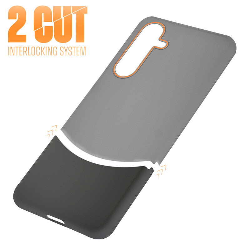 Frosted Case With 2-Cut Interlock For Samsung A55 5G