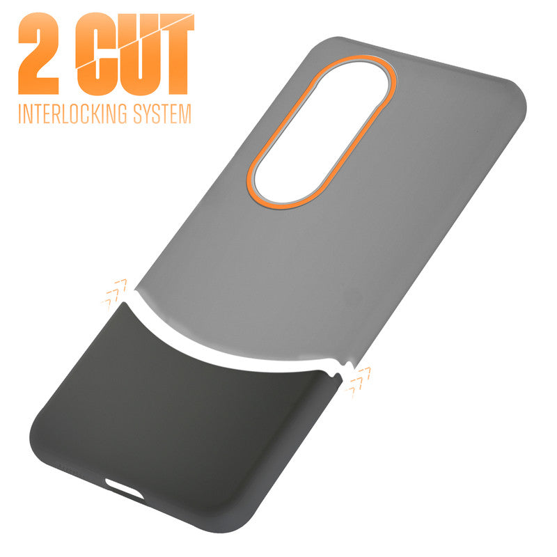 Frosted Case With 2-Cut Interlock For Vivo V40 Pro 5G
