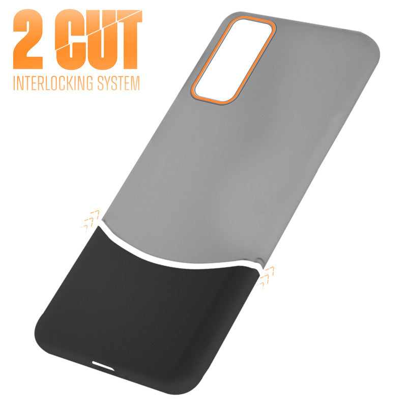 Frosted Case With 2-Cut Interlock For Samsung S20 FE 5G