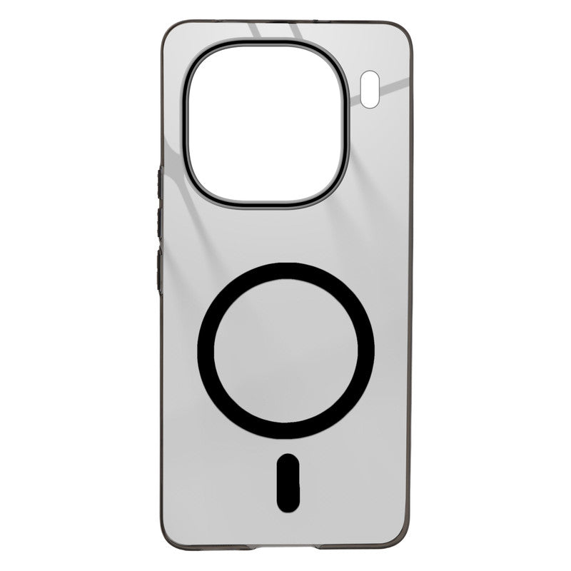 Anti-Yellow Colored Camera Line Case Support Magnetic Accessories Back Cover For iQOO 12 5G