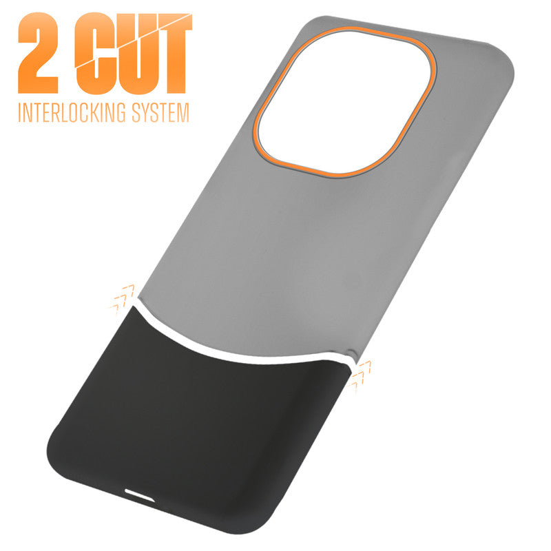 Frosted Case With 2-Cut Interlock For iQOO Z9s Pro 5G