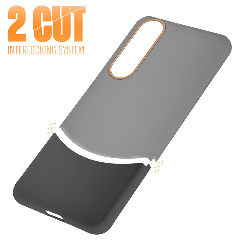 Frosted Case With 2-Cut Interlock For OnePlus Nord CE 4 5G