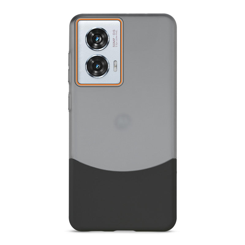 Frosted Case With 2-Cut Interlock For Motorola Moto G96 5G