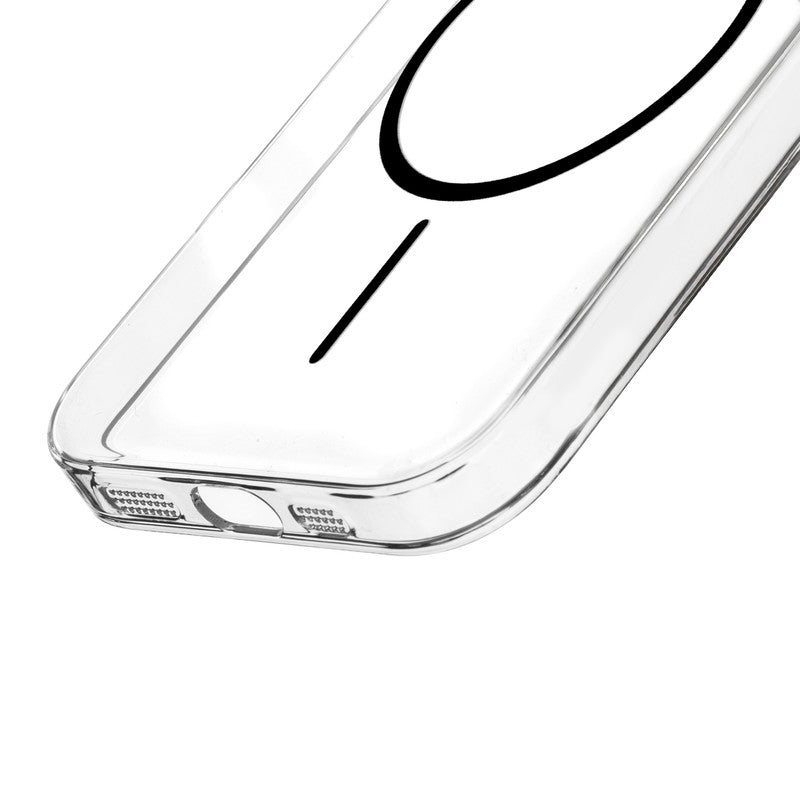 Crystal Clear Anti-Yellowing Wireless Charging Support Case For Apple iPhone 15 Pro Max