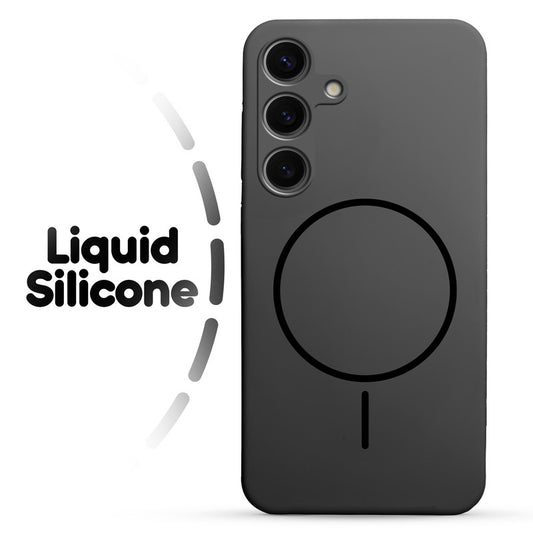 Cloud Feel Silicone Case for Samsung S25 5G – Supports Wireless Charging