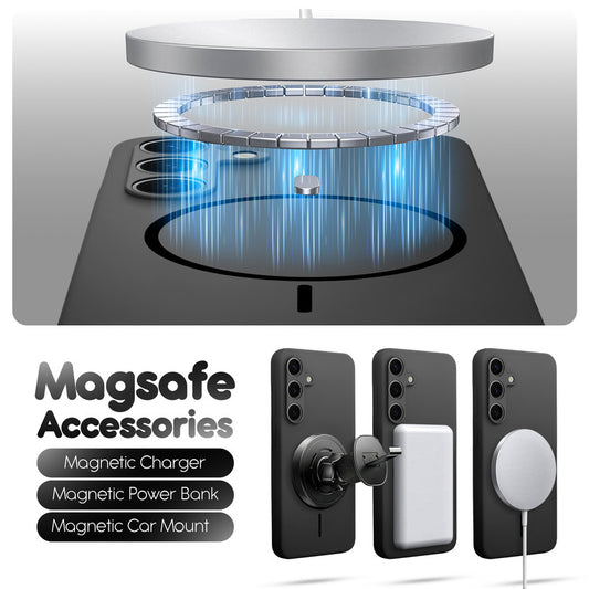 Cloud Feel Silicone Case for Samsung S25 5G – Supports Wireless Charging