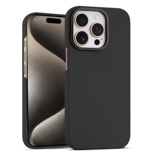 Stone Like Matte Finish Back Case for Apple iPhone 15 Pro Max , Detachable Camera Ring