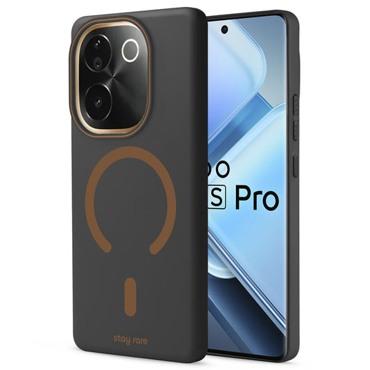 Stay Rare Premium Magnetic Case for iQOO Z9s Pro 5G with Raised Camera Protection & Matte Finish