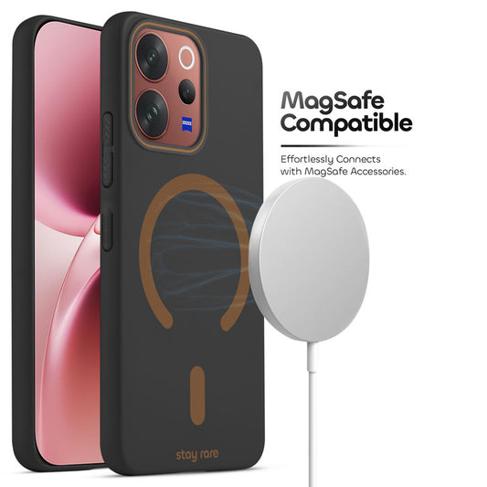 Stay Rare Premium Magnetic Case for Vivo V70 Elite 5G with Raised Camera Protection & Matte Finish