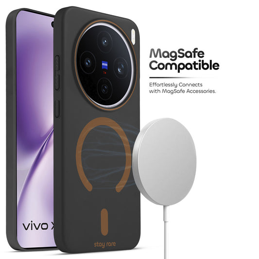 Stay Rare Premium MagSafe Case for Vivo X200T 5G with Raised Camera Protection & Matte Finish