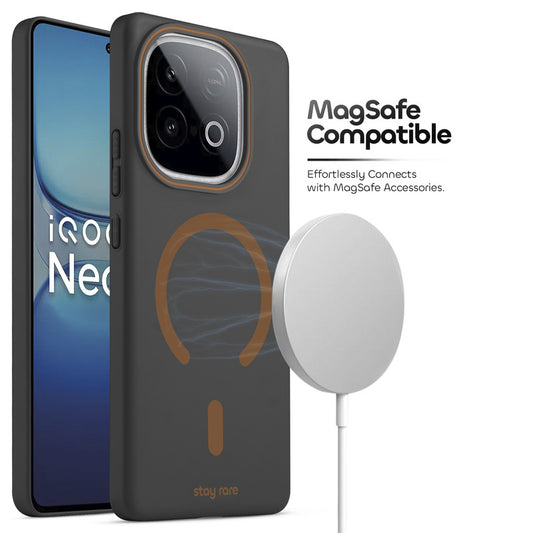Stay Rare Premium Magnetic Case for iQOO Neo 10 5G with Raised Camera Protection & Matte Finish