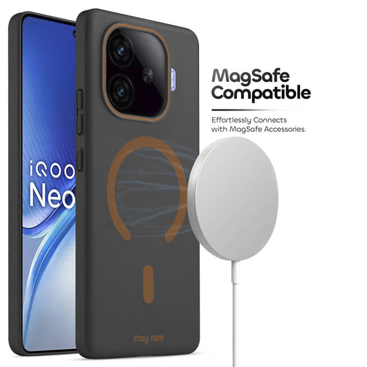 Stay Rare Premium Magnetic Case for iQOO Neo 10R 5G with Raised Camera Protection & Matte Finish